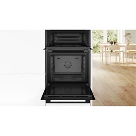 71/34L Series 4 Built-In Double Oven Black