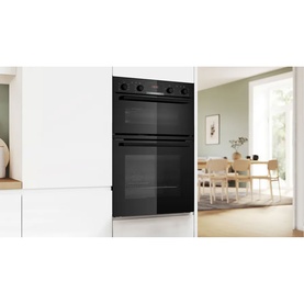 71/34L Series 4 Built-In Double Oven Black