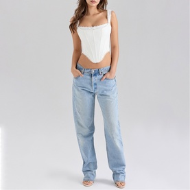 Adina Scallop Corset Top