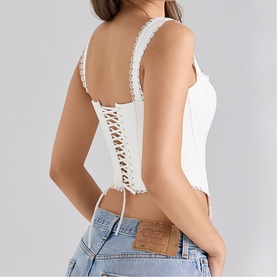 Adina Scallop Corset Top