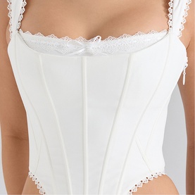 Adina Scallop Corset Top