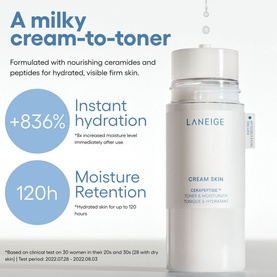 Cream Skin Cerapeptide&trade; Toner & Moisturiser