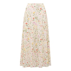 Louisa Floral Godet Skirt