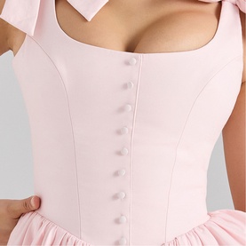 Lyla Bow Mini Dress