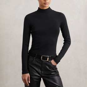 Polly Funnel-Neck Top