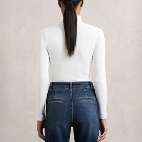 Polly Funnel-Neck Top