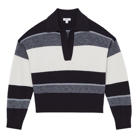 Simmy Stripe Collar Sweater