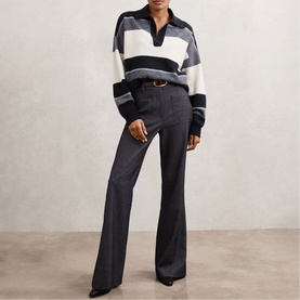 Simmy Stripe Collar Sweater