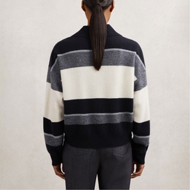 Simmy Stripe Collar Sweater