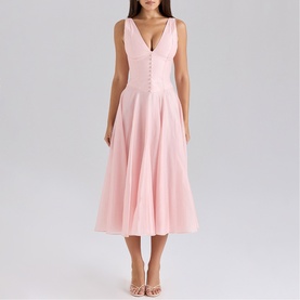 Samira Button Dress