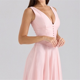 Samira Button Dress