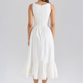 Sienna Bow Lace Up Dress