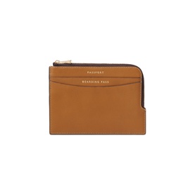 Leather Zipped Travel Wallet