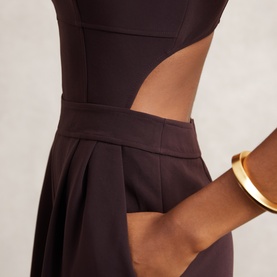 Dion Cut-Out Wide Leg Jumpsuit