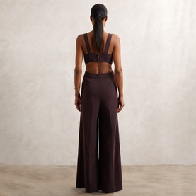 Dion Cut-Out Wide Leg Jumpsuit