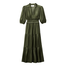 Cleli Tiered Flared Dress