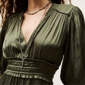 Cleli Tiered Flared Dress