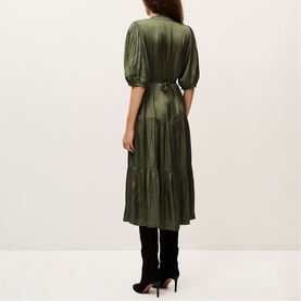 Cleli Tiered Flared Dress