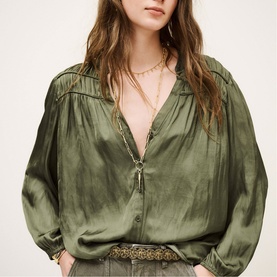 Cessia Shirred Blouse