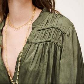 Cessia Shirred Blouse
