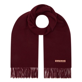 Canada Logo Fringe Scarf