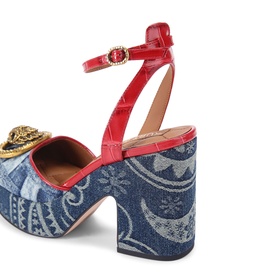 Chelsea Printed Platform Block Heels