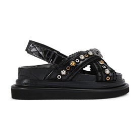 Orson Cross Scallop Flatform Sandals