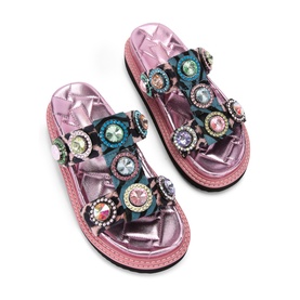 Orson Crystal Flat Sandals
