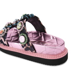 Orson Crystal Flat Sandals