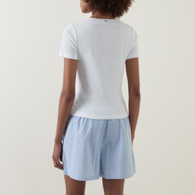 Ribbed Logo Pyjama Top