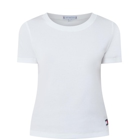 Ribbed Logo Pyjama Top