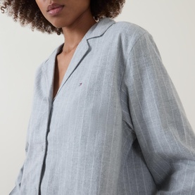 Essential Striped Flannel Pyjama Set