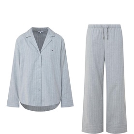 Essential Striped Flannel Pyjama Set