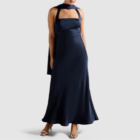 April Open Back Flared Dress