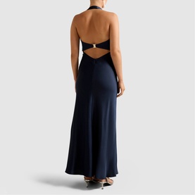 April Open Back Flared Dress