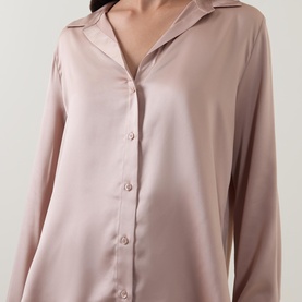 Satin Sheen Pyjama Top