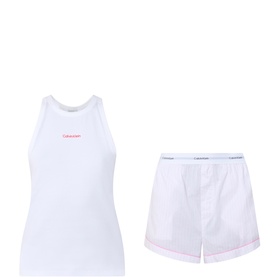 Logo Tank & Shorts Pyjama Set