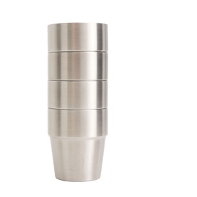Stackable Stainless Steel Cups Set of 4