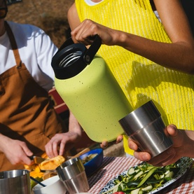 Stackable Stainless Steel Cups Set of 4