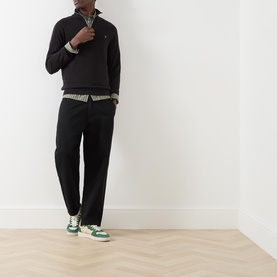 Jim Logo Half-Zip Sweatshirt