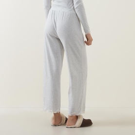 Essential Logo Lace Trim Pyjamas Bottoms