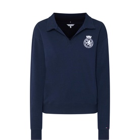 Anniversary Crest Relaxed-Fit Sweatshirt