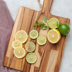 Teak Wood Cutting Board with Handle