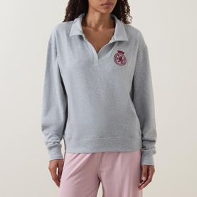 Anniversary Crest Polo Sweatshirt