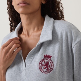 Anniversary Crest Polo Sweatshirt