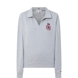 Anniversary Crest Polo Sweatshirt