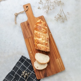 Teak Wood Cutting Board with Handle
