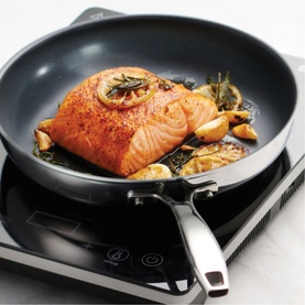 Three-Ply Stainless Steel Ceramic Coating Frying Pan Two-Piece Set