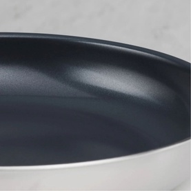 Three-Ply Stainless Steel Ceramic Coating Frying Pan Two-Piece Set