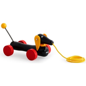 Pull Along Dachshund Dog Toy